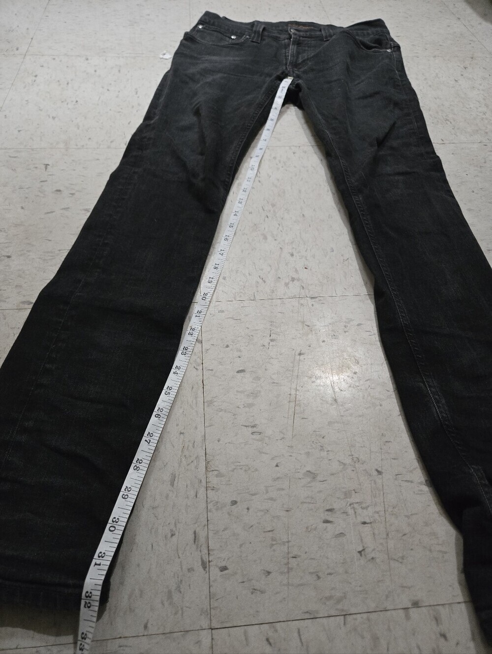 nudie jeans |thin finn | org black ring | vintage Early 2000s | DAMAGED - Picture 12 of 13